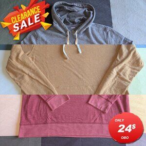 MULTIPLE (3) Sonoma by Kohls Men's XL Crewneck Sweaters Hoodies